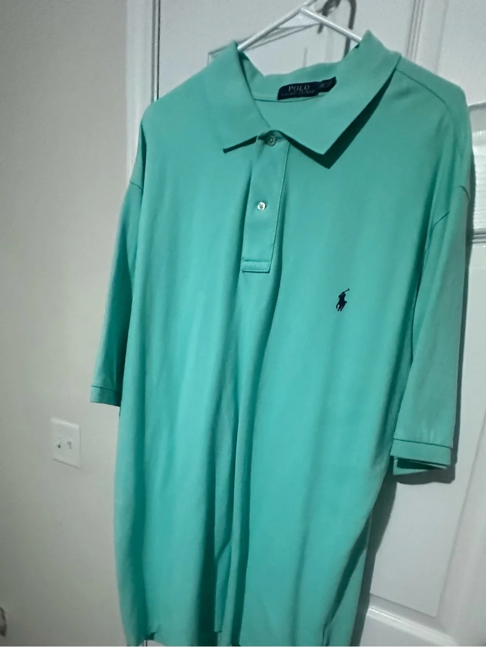 Ralph Lauren Polo in Mint Teal with Embroidered Logo